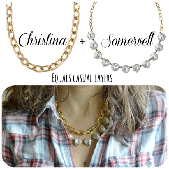 :: S&D Classic Somervell Crystal Necklace - Picture 6 of 8